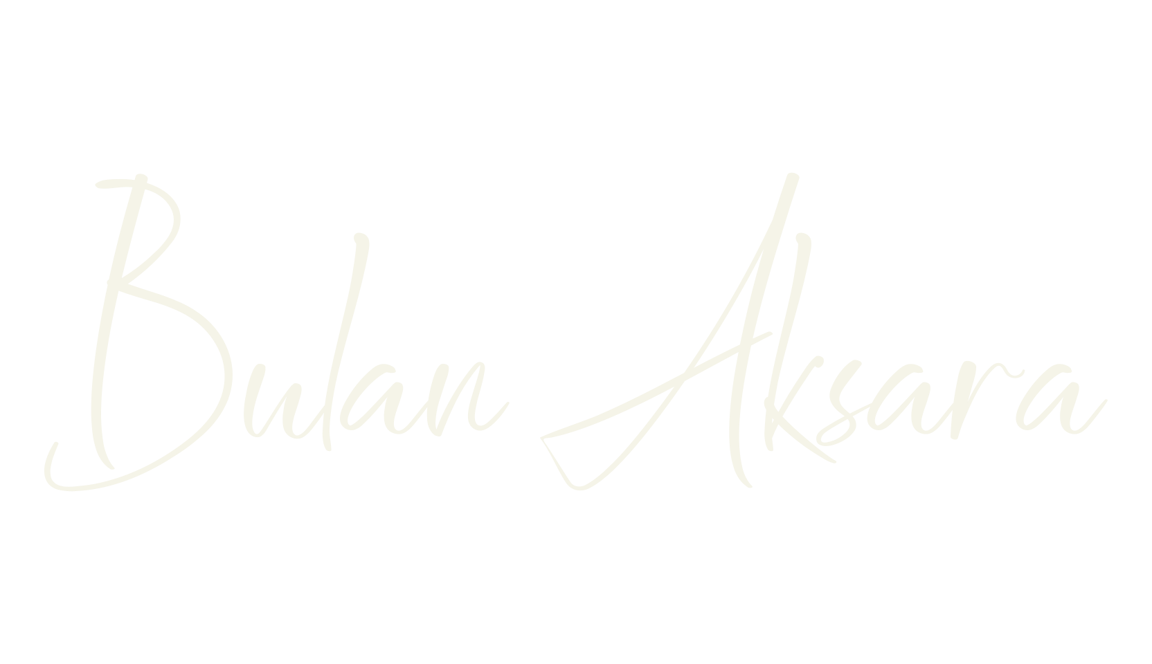 Bulan Aksara, calligraphy font preview