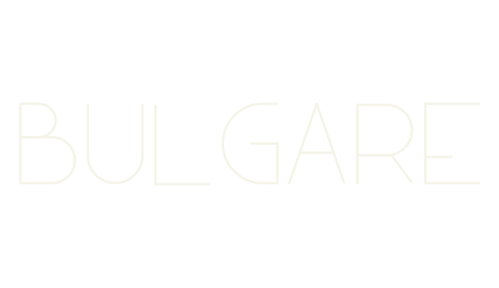 BULGARE, luxury font preview