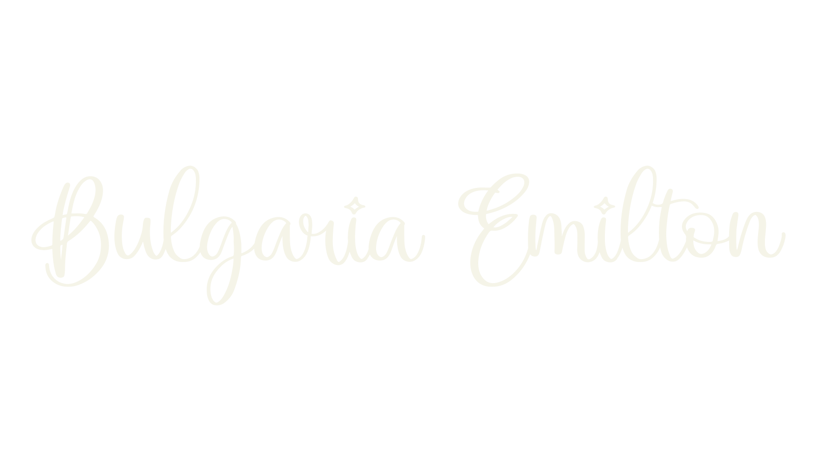 Bulgaria Emilton, script font preview