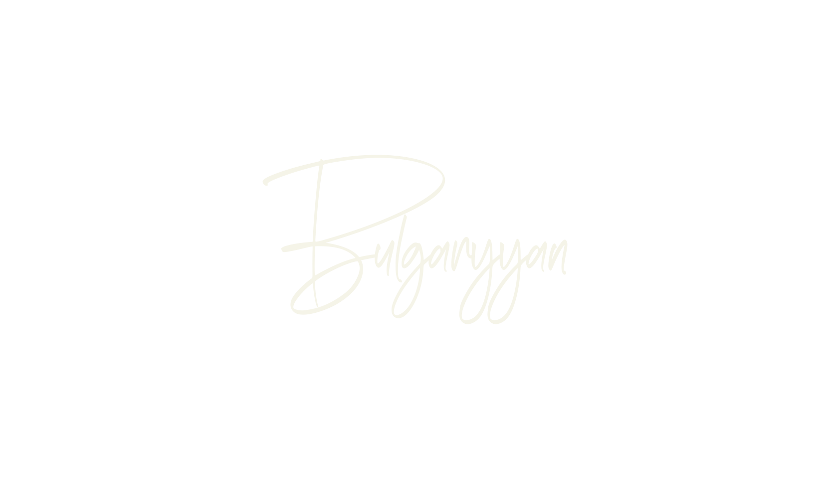 Bulgaryyan, signature font preview