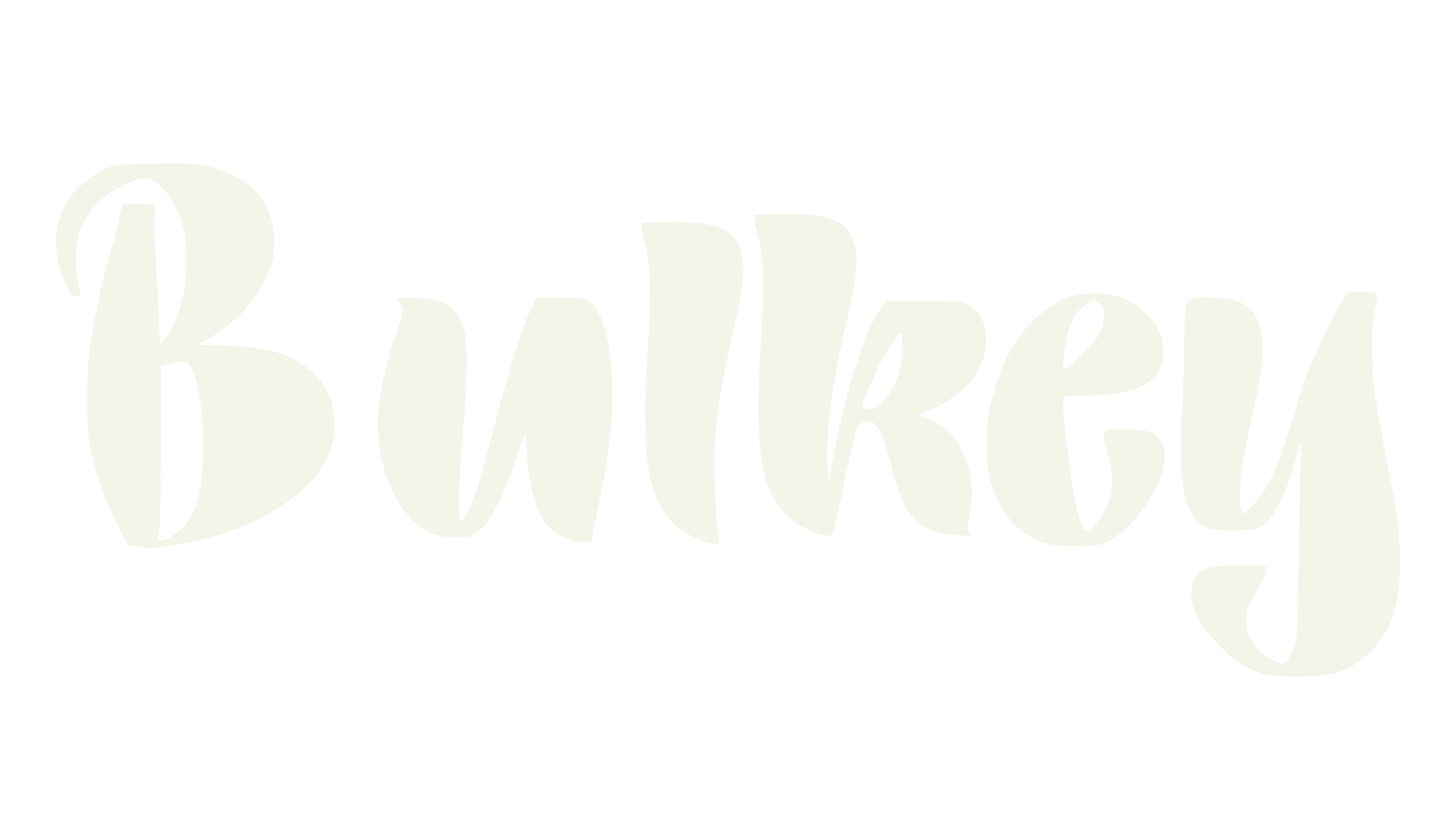 Bulkey, script font preview