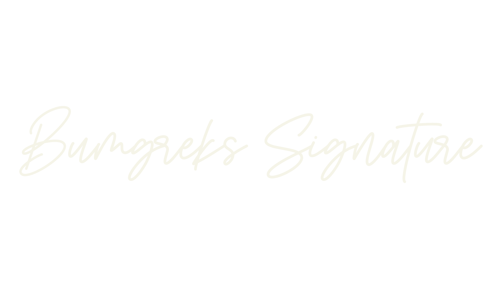 Bumgreks Signature, signature font preview
