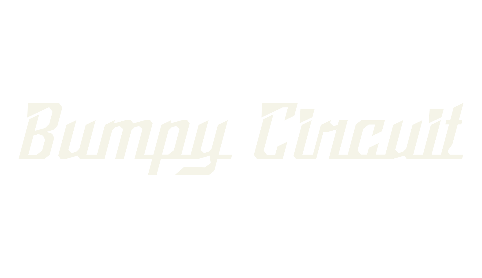 Bumpy Circuit, computer font preview