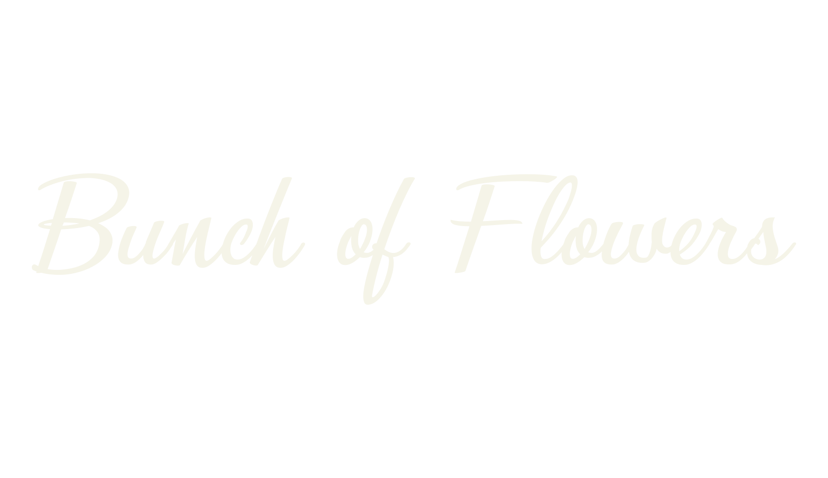Bunch of Flowers, display market font preview