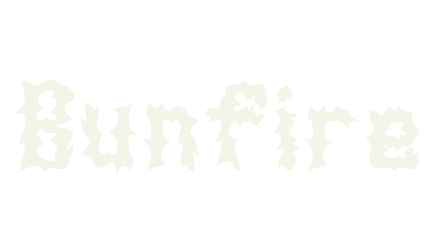 Bunfire, blackletter font preview