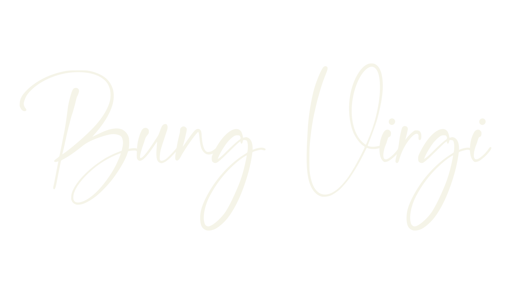 Bung Virgi, whimsical font preview