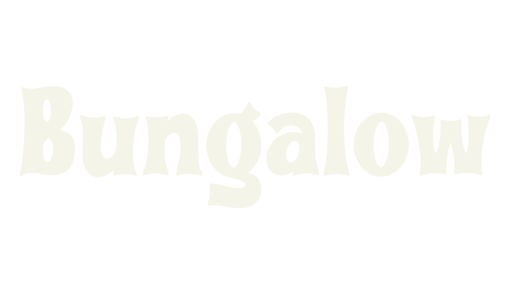 Bungalow, creative font preview