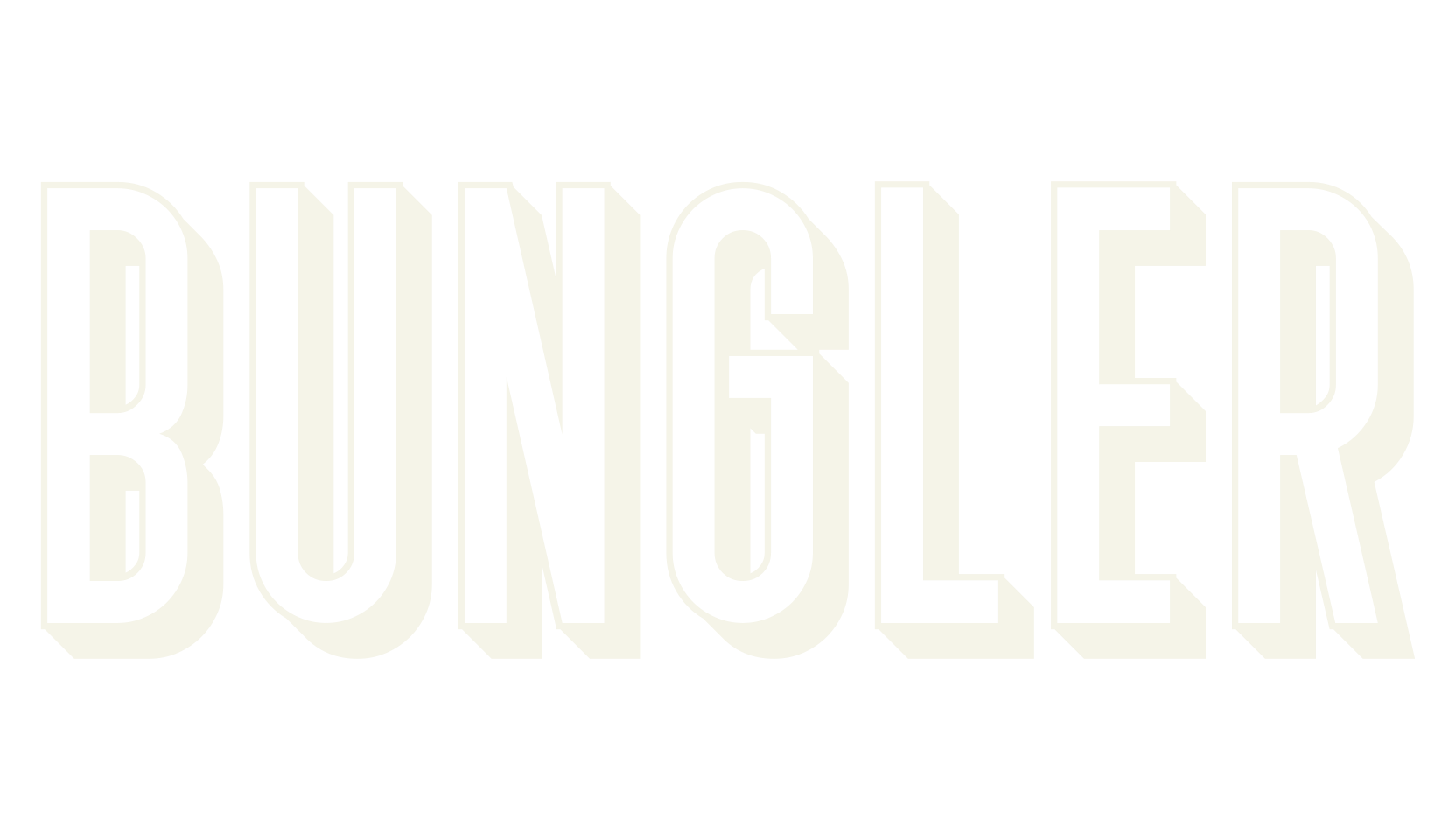 Bungler, 3d font preview