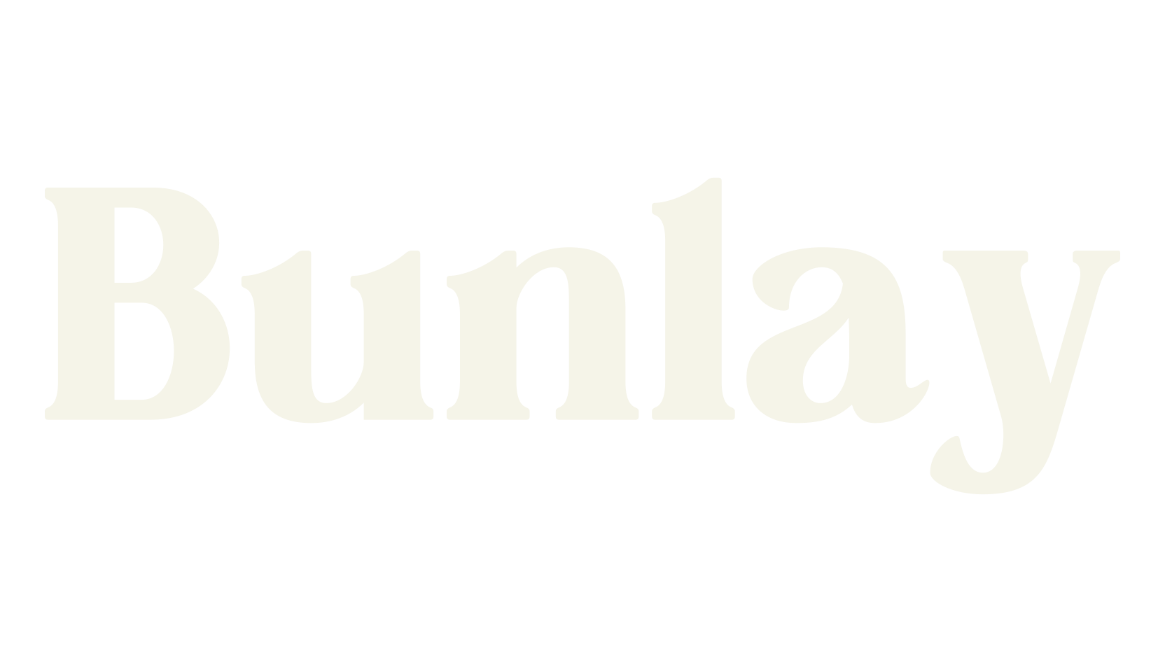Bunlay, retro font preview