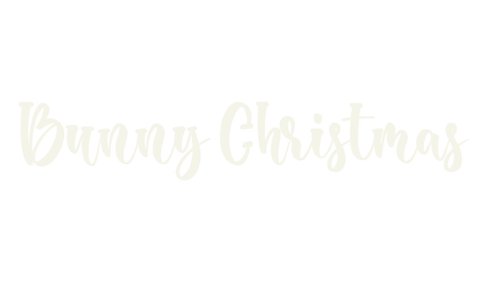 Bunny Christmas, christmas font preview
