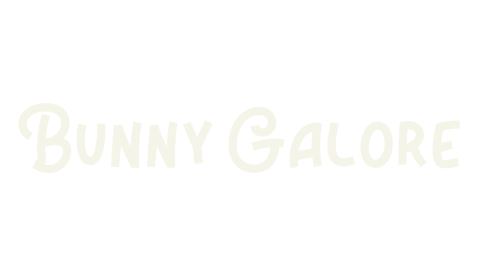 Bunny Galore, fashion script font preview