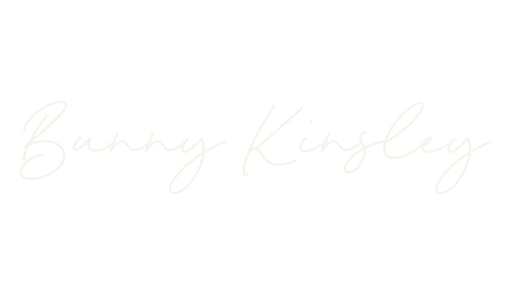 Bunny Kinsley, calligraphy font preview