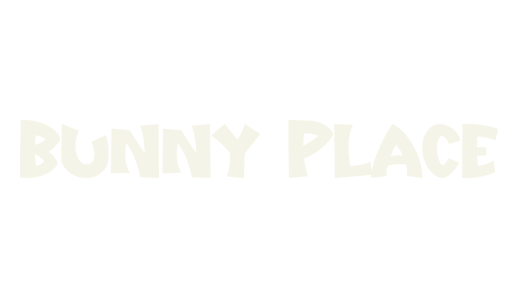 Bunny Place, easter font preview