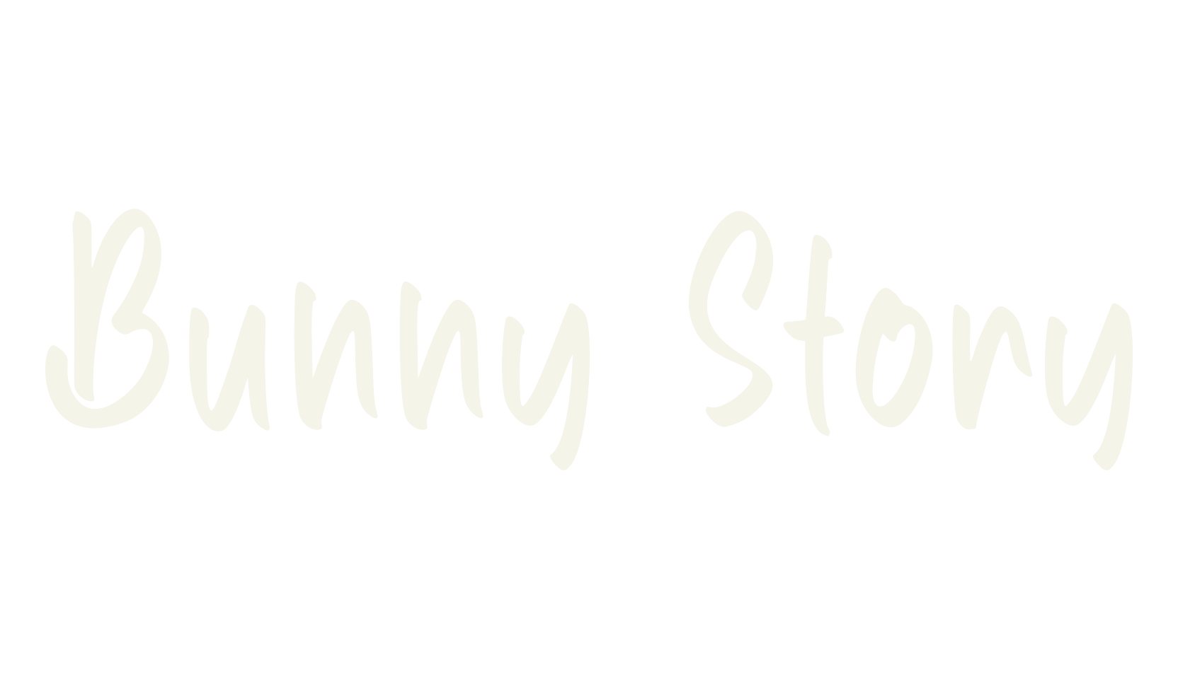 Bunny Story, comic sans font preview
