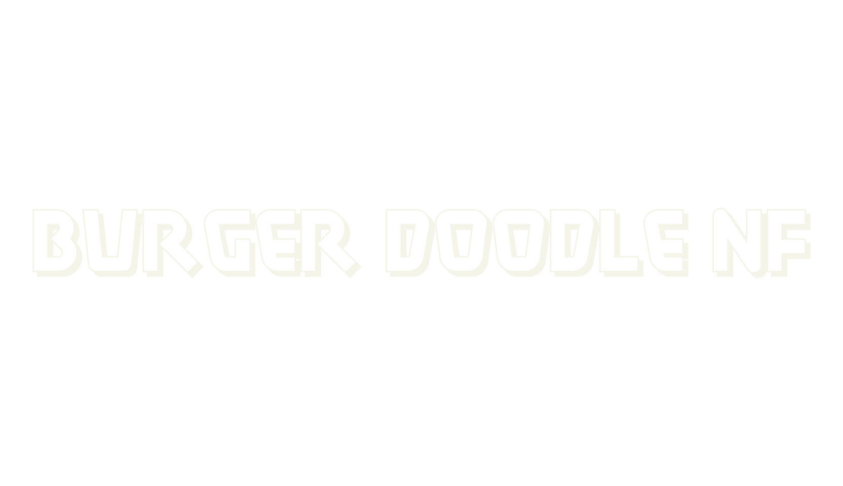 Burger Doodle NF, display market font preview
