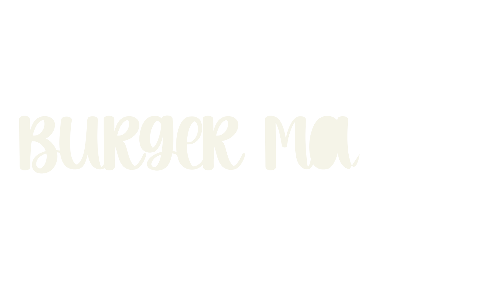 Burger Market, modern font preview