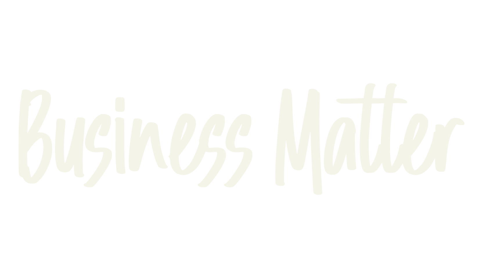 Business Matter, marker font preview