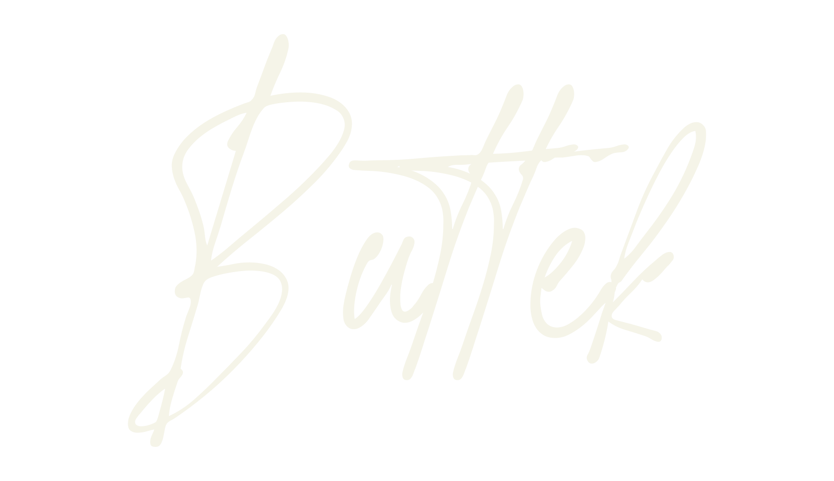 Buttek, signature font preview