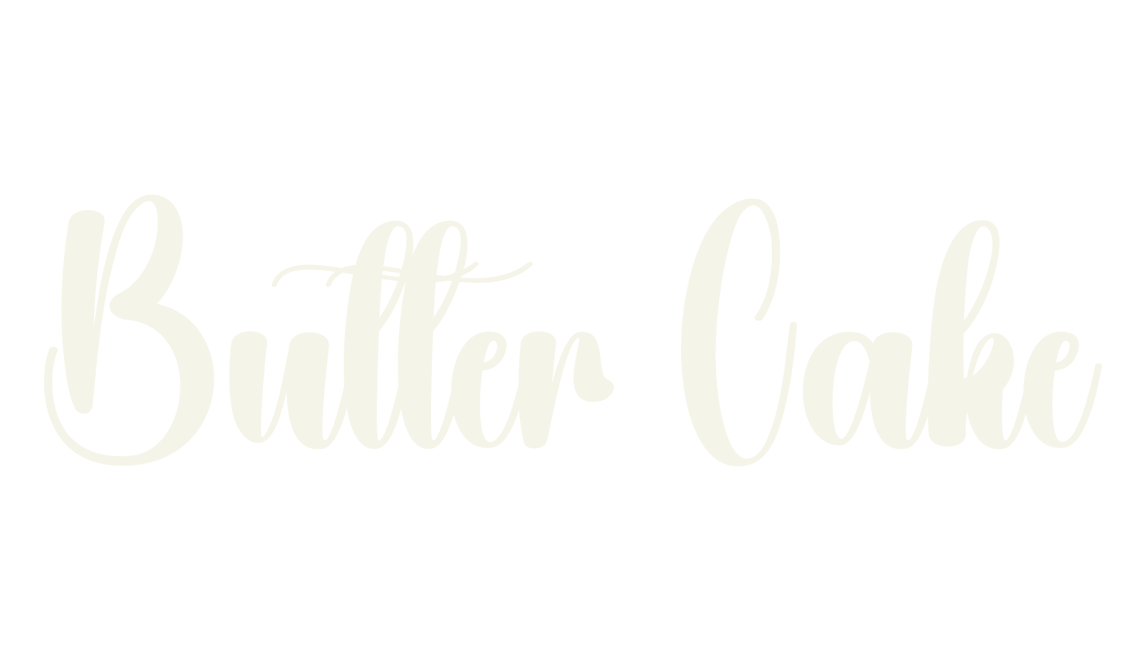 Butter Cake, calligraphy font preview