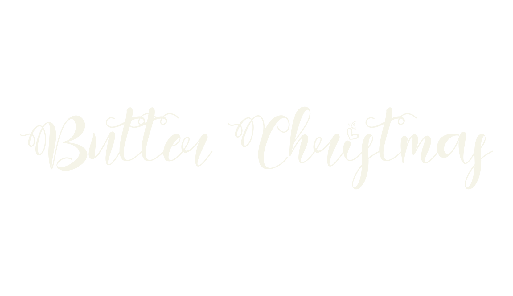 Butter Christmas, christmas font preview