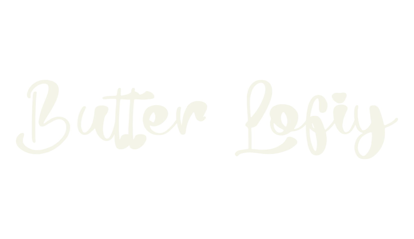 Butter Lofiy, script font preview