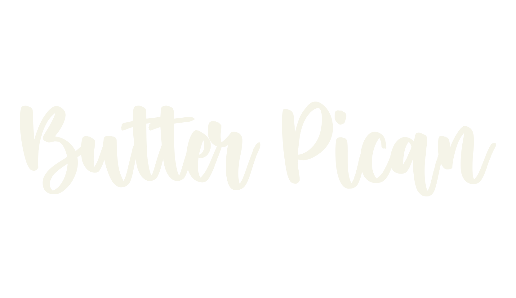 Butter Pican, fashion sign font preview