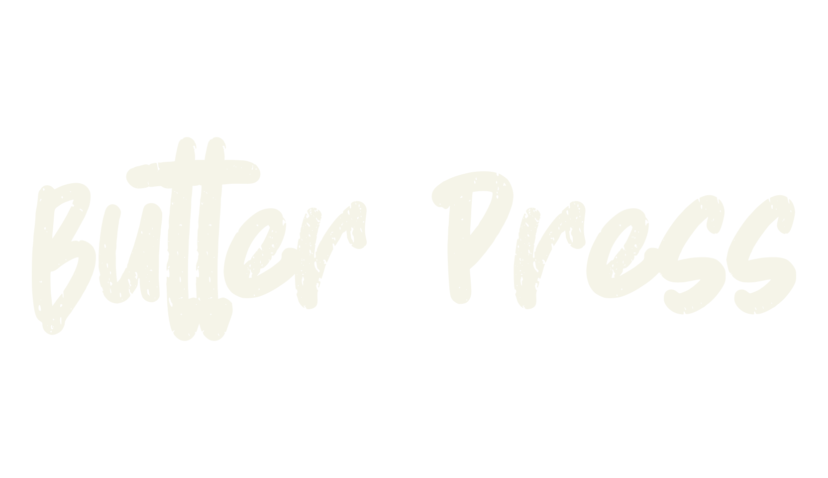 Butter Press, marker font preview
