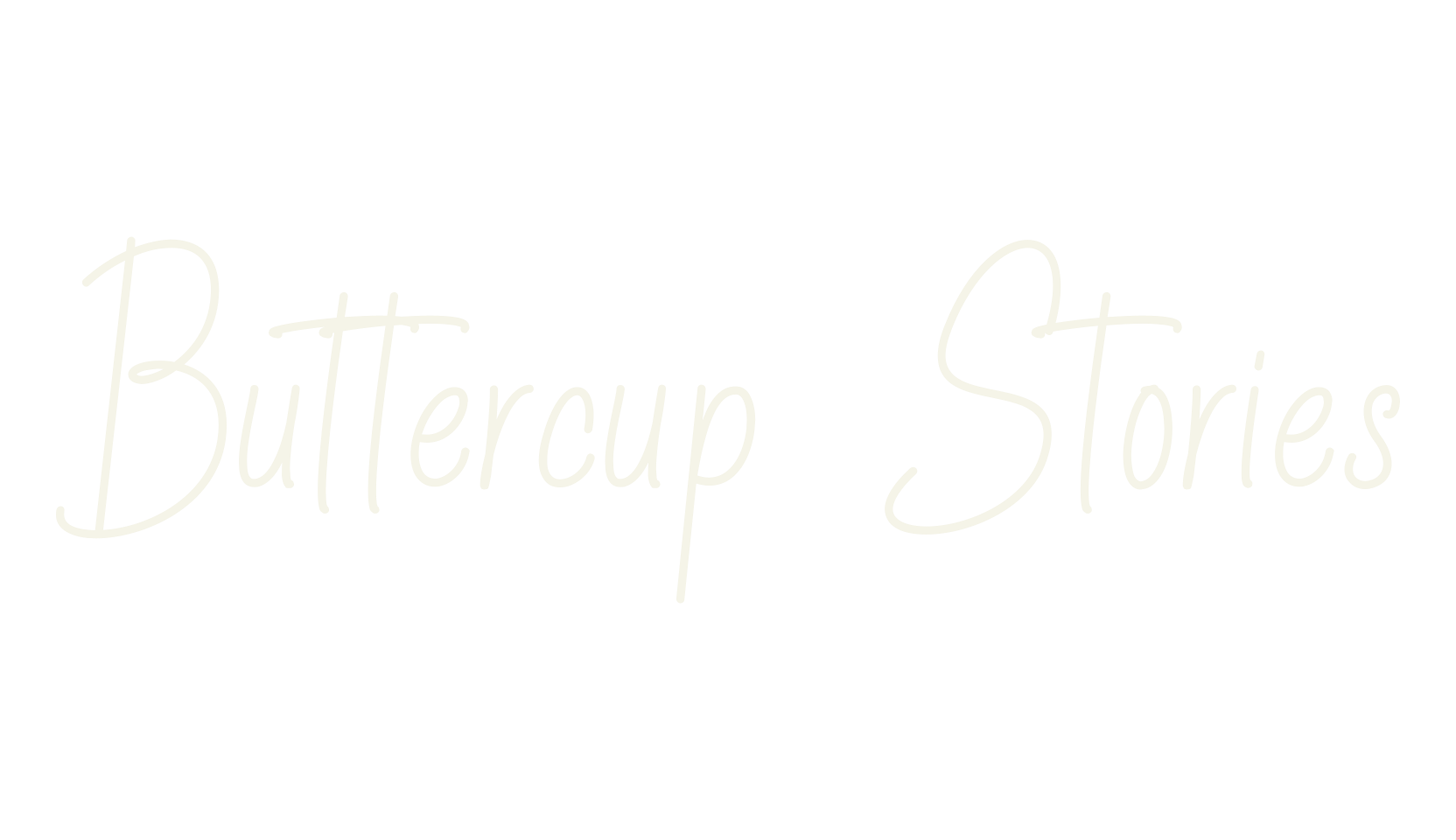 Buttercup Stories, cute font preview