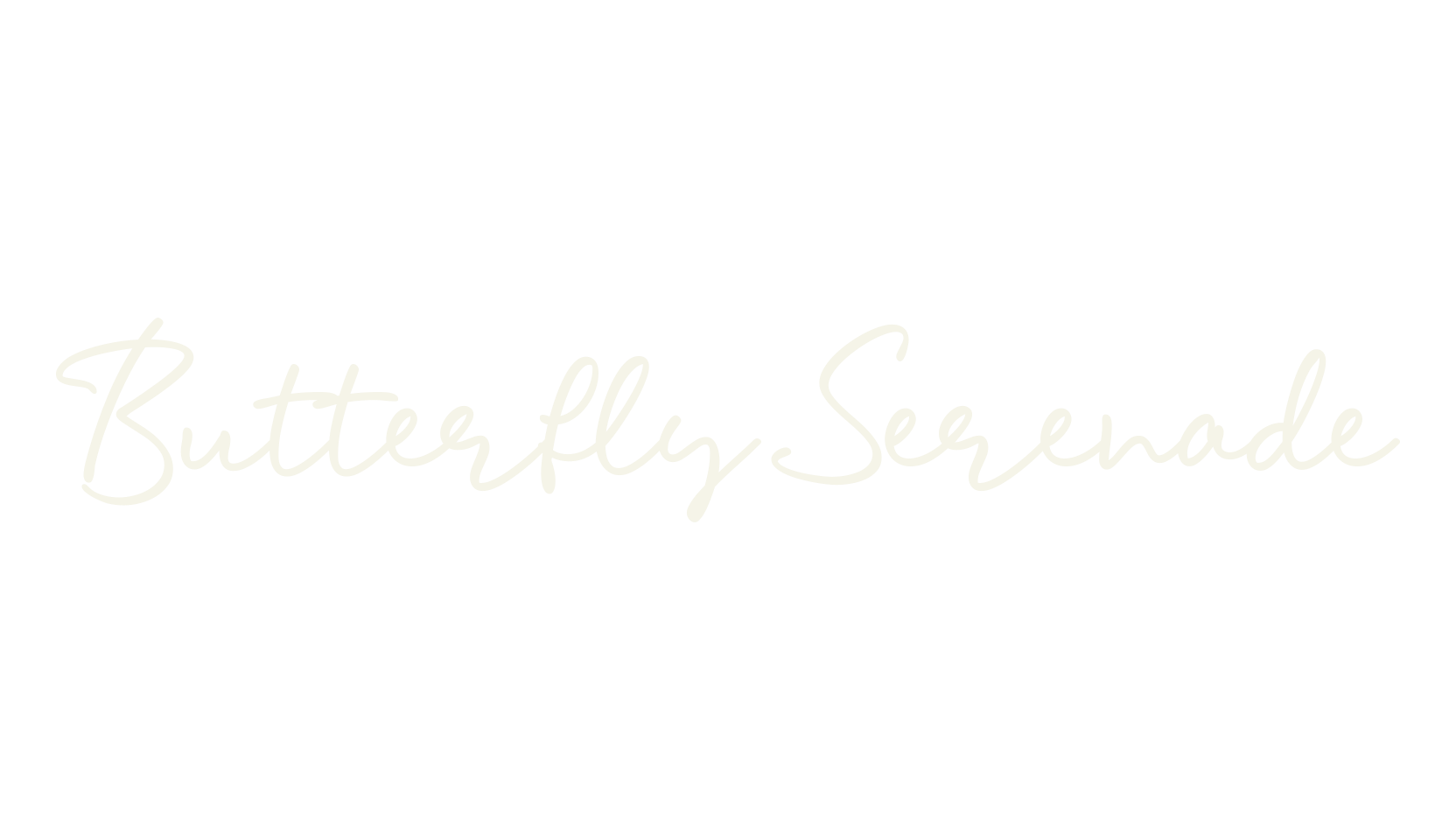 Butterfly Serenade, calligraphy font preview
