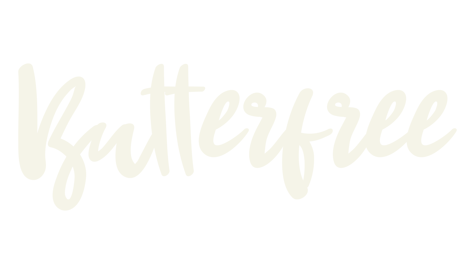Butterfree, girly font preview