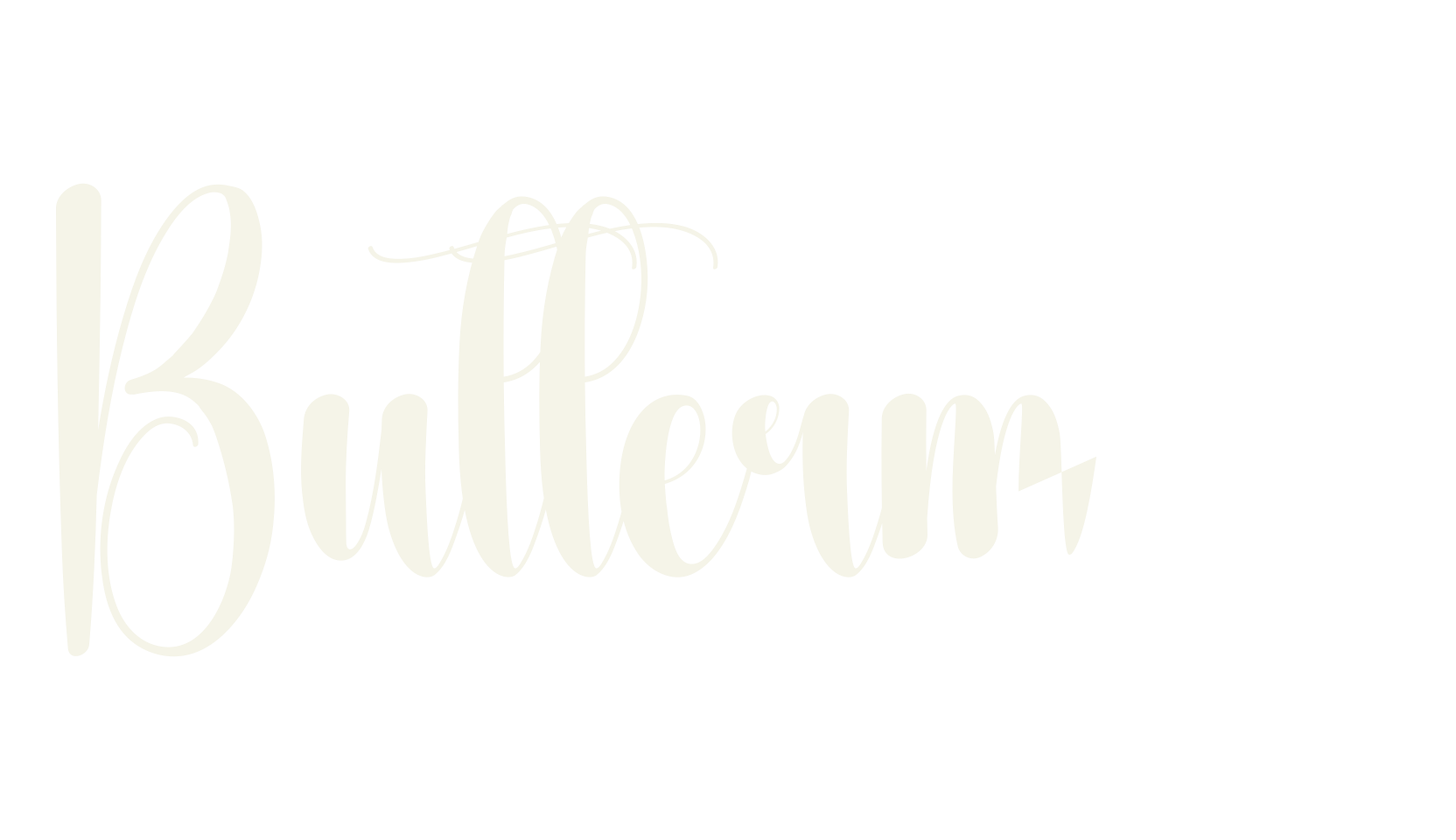 Buttermilk, calligraphy font preview