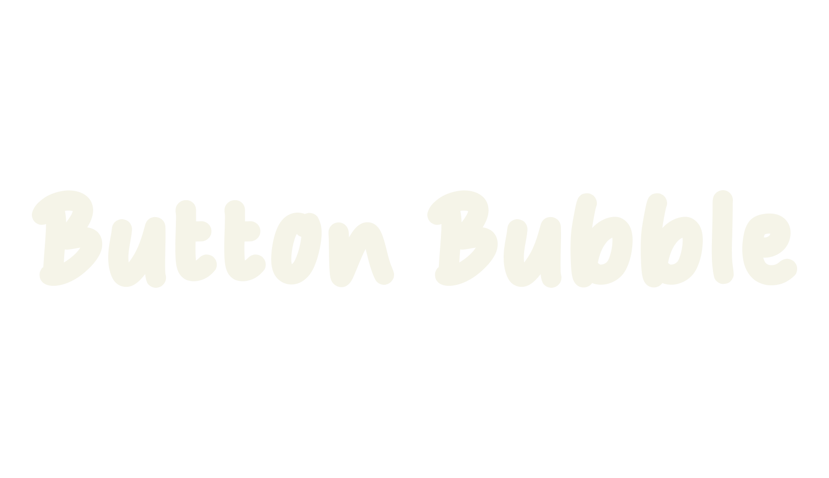 Button Bubble, bubble letters font preview