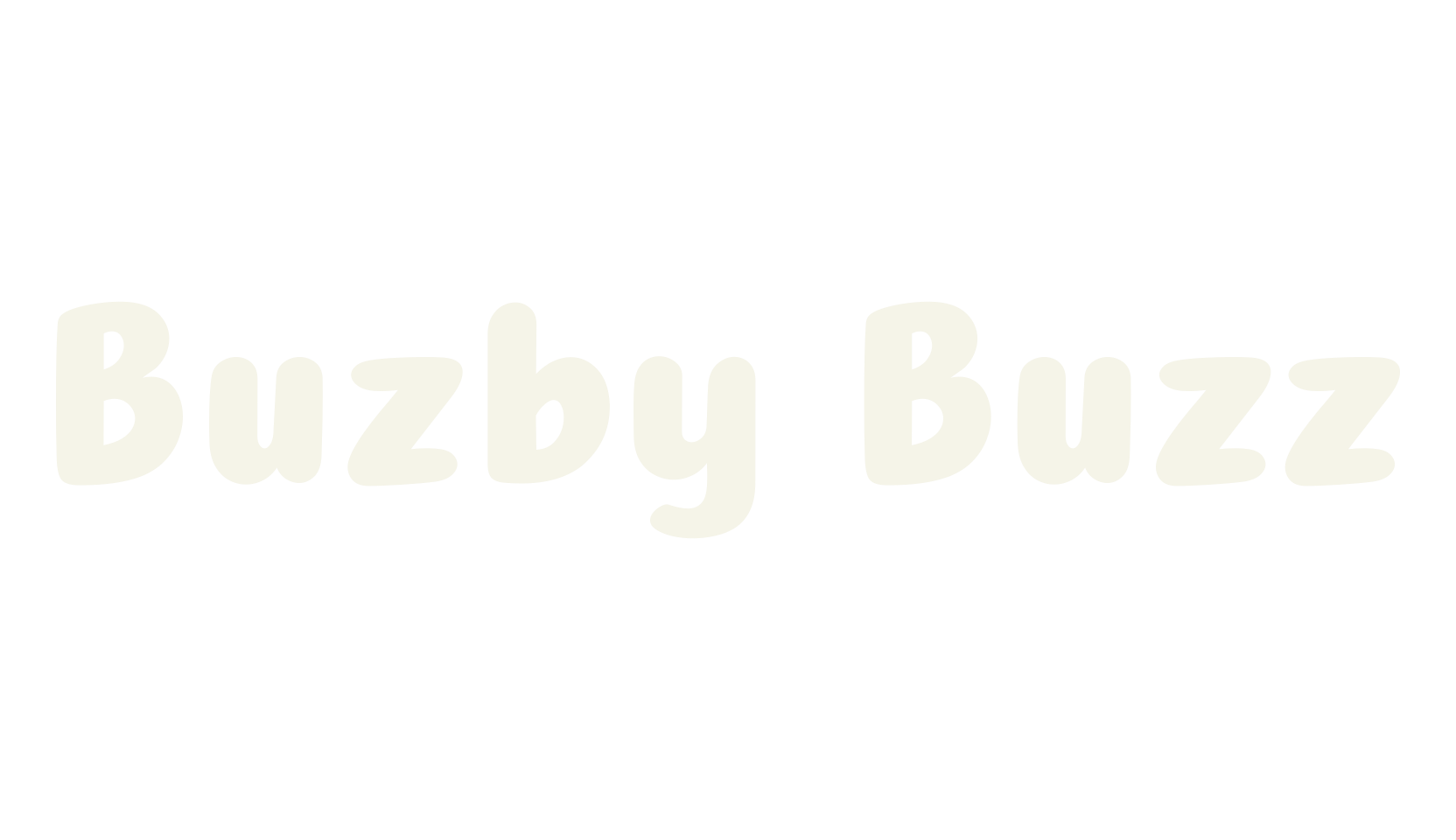 Buzby Buzz, bubble letters font preview