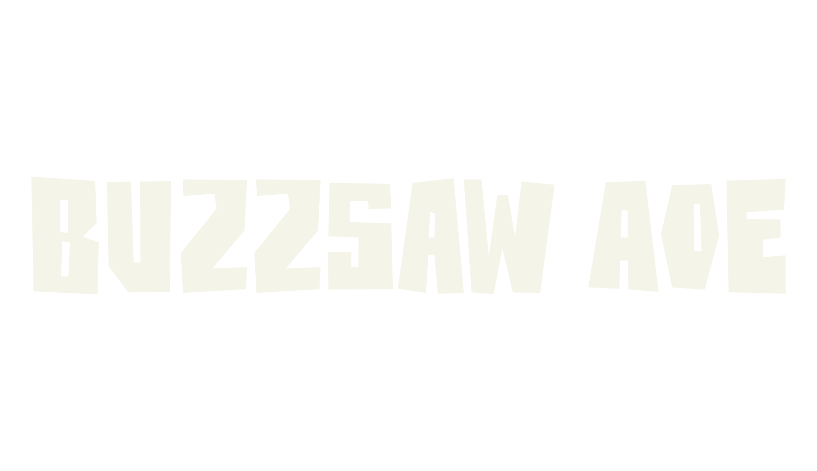 BuzzSaw AOE, display market font preview