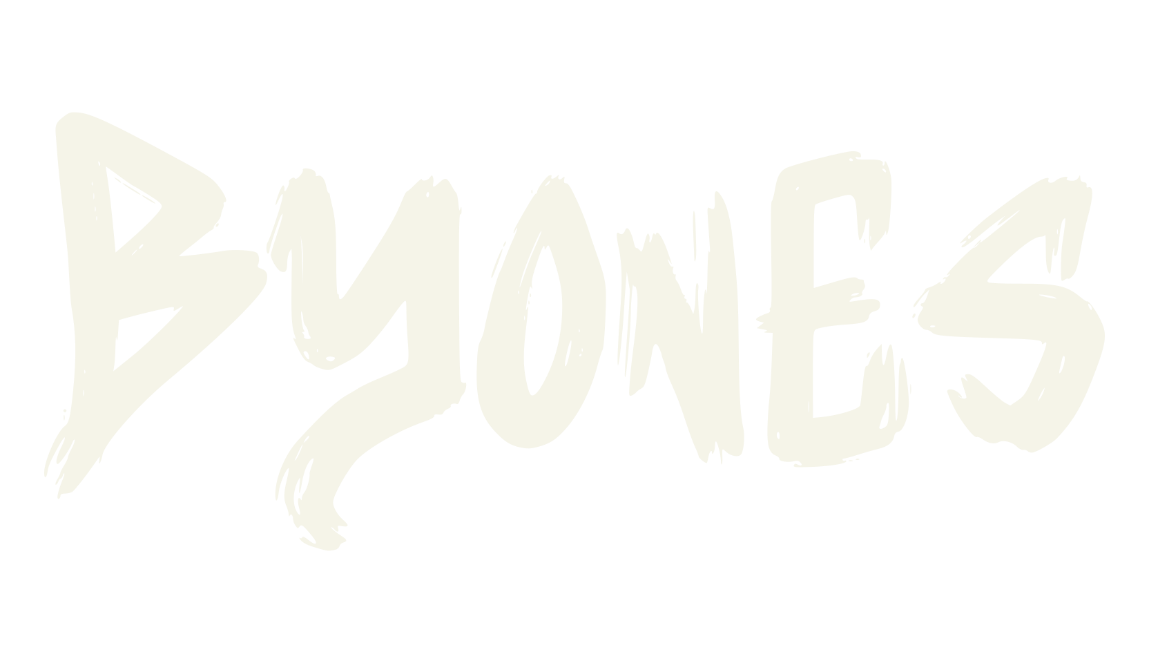 Byones, graffiti font preview