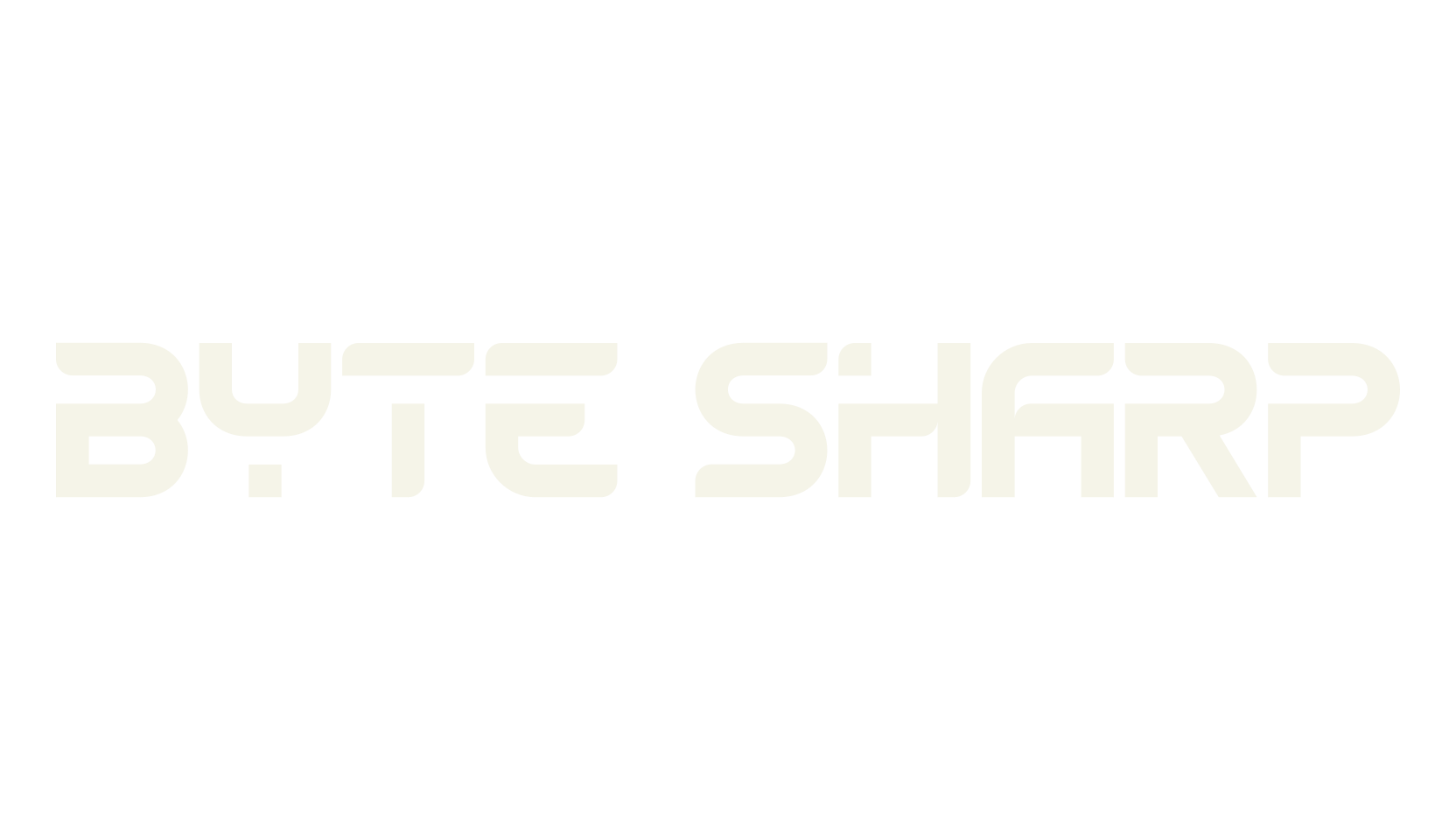 Byte Sharp, futuristic font preview