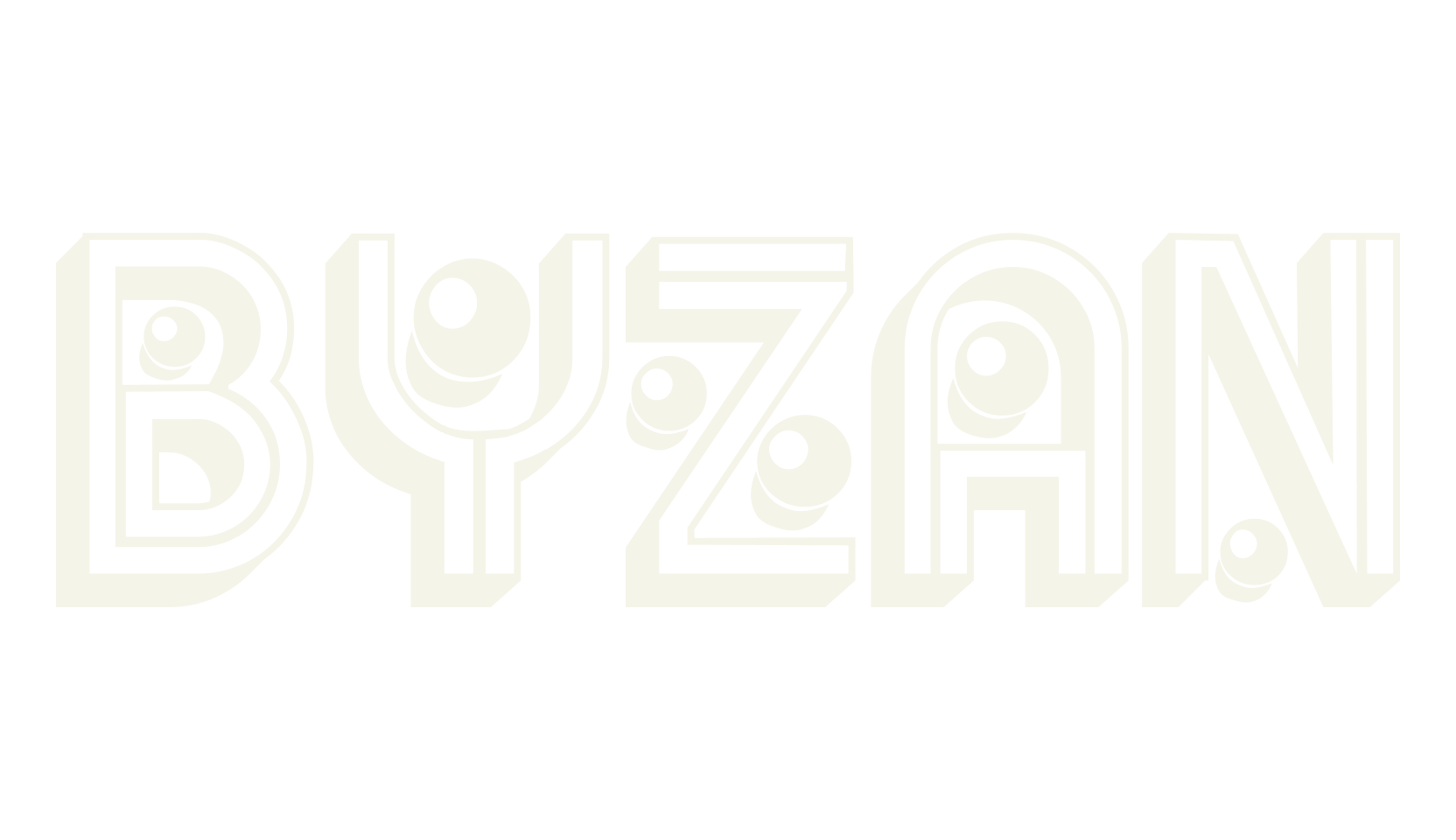 Byzan, art deco font preview