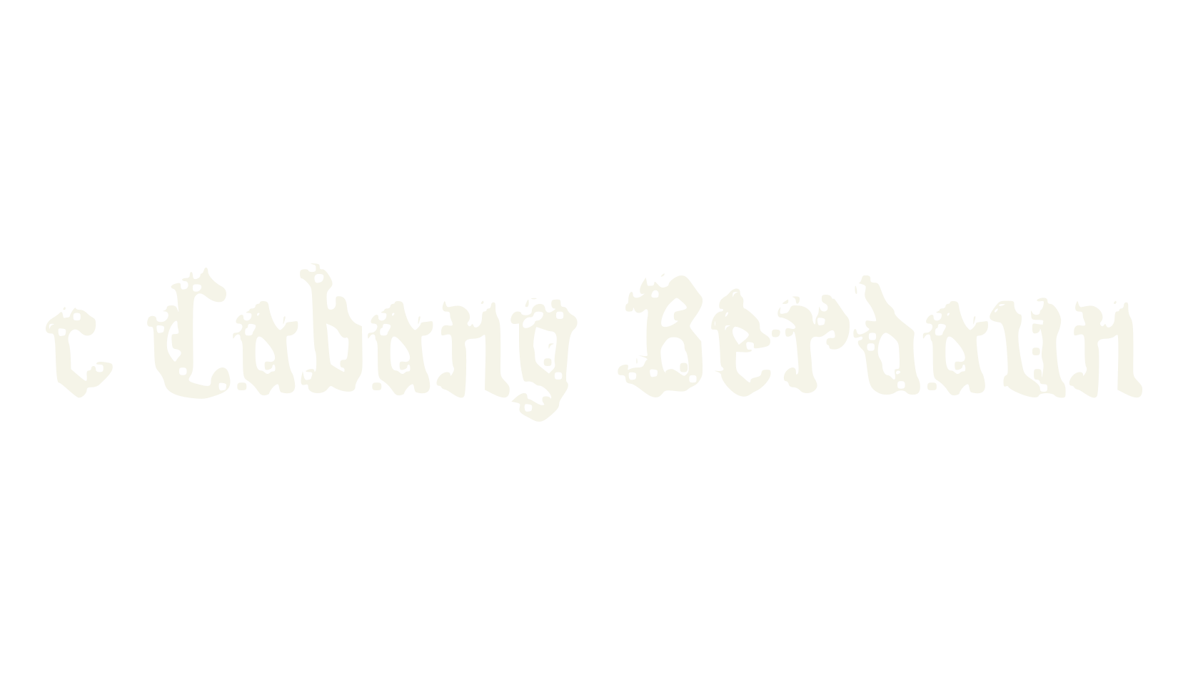 c Cabang Berdaun, fashion script font preview