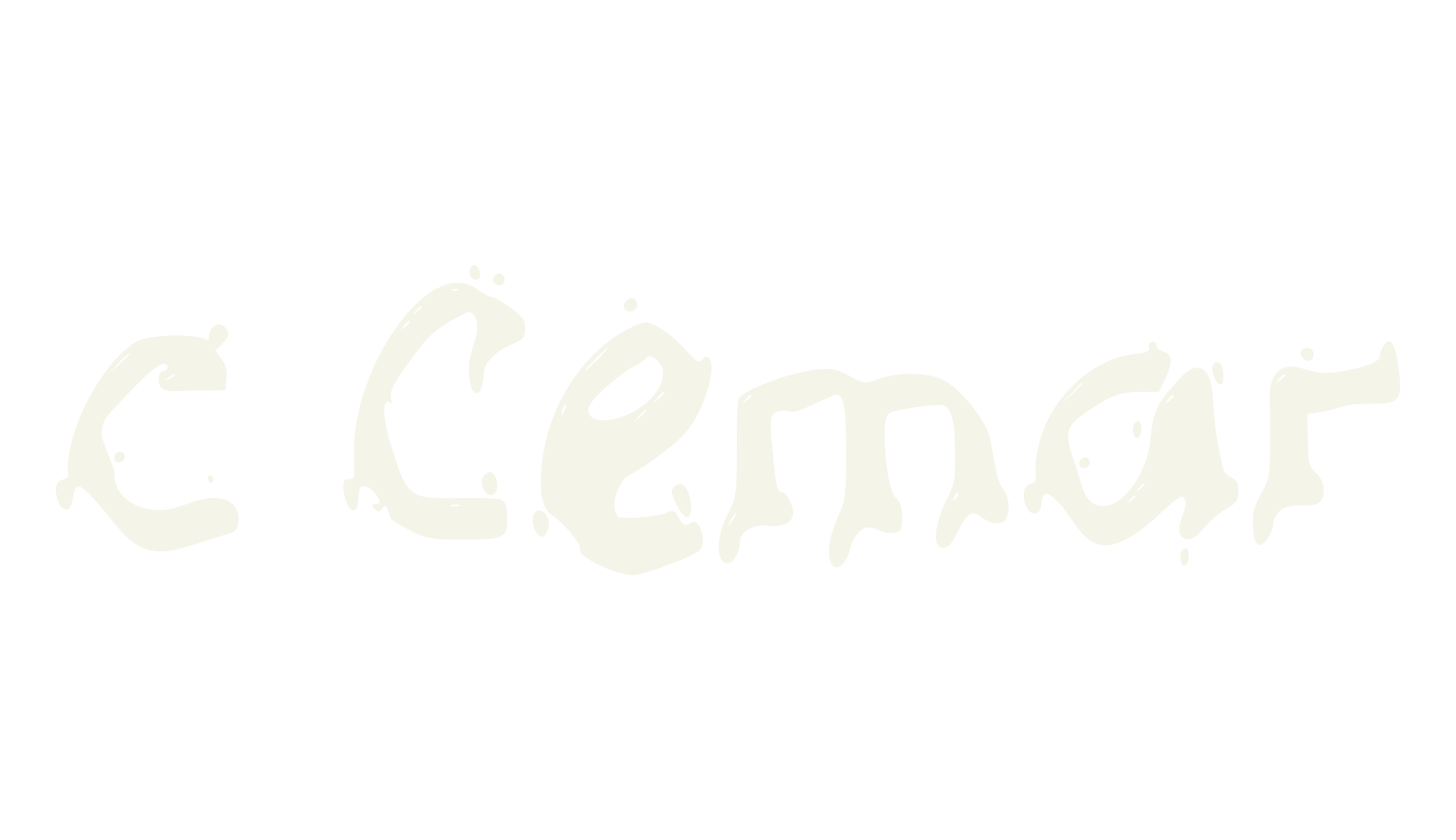 c Cemar, splatter font preview