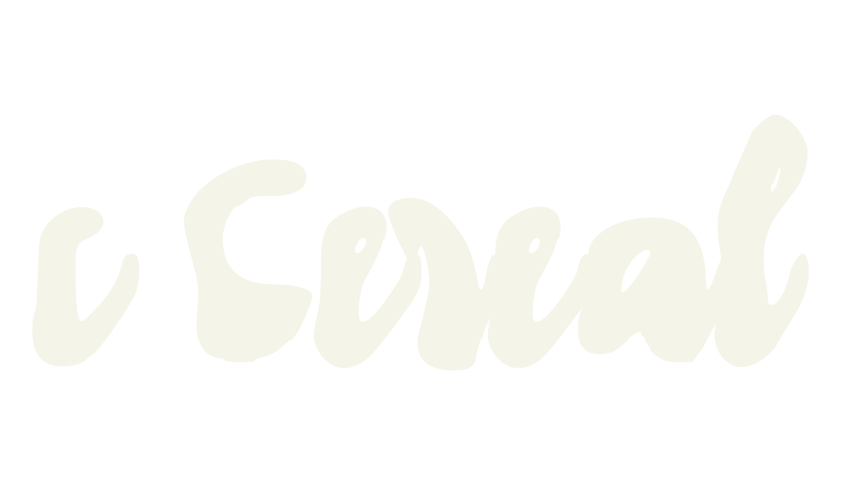 c Cereal, food font preview