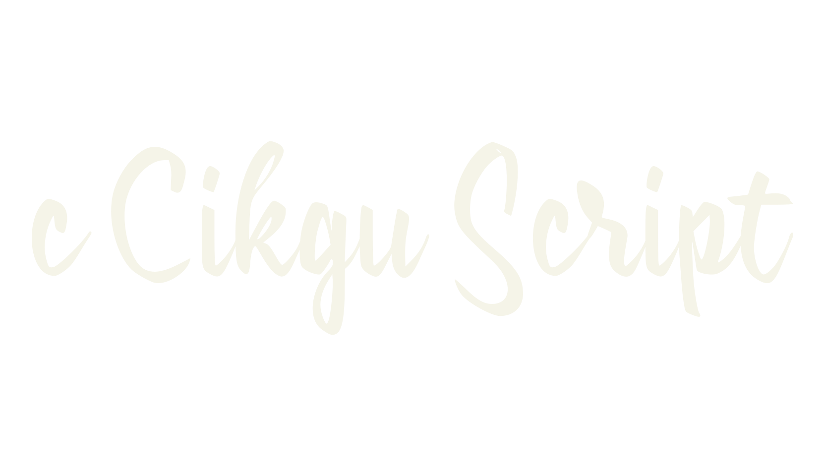 c Cikgu Script, cursive font preview