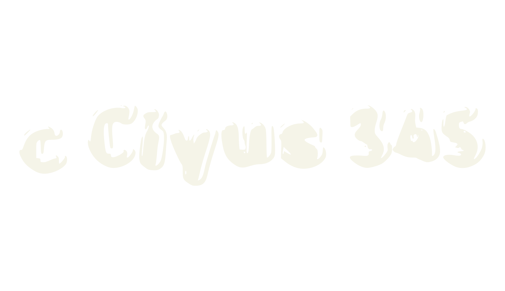 c Ciyus 345, balloon font preview