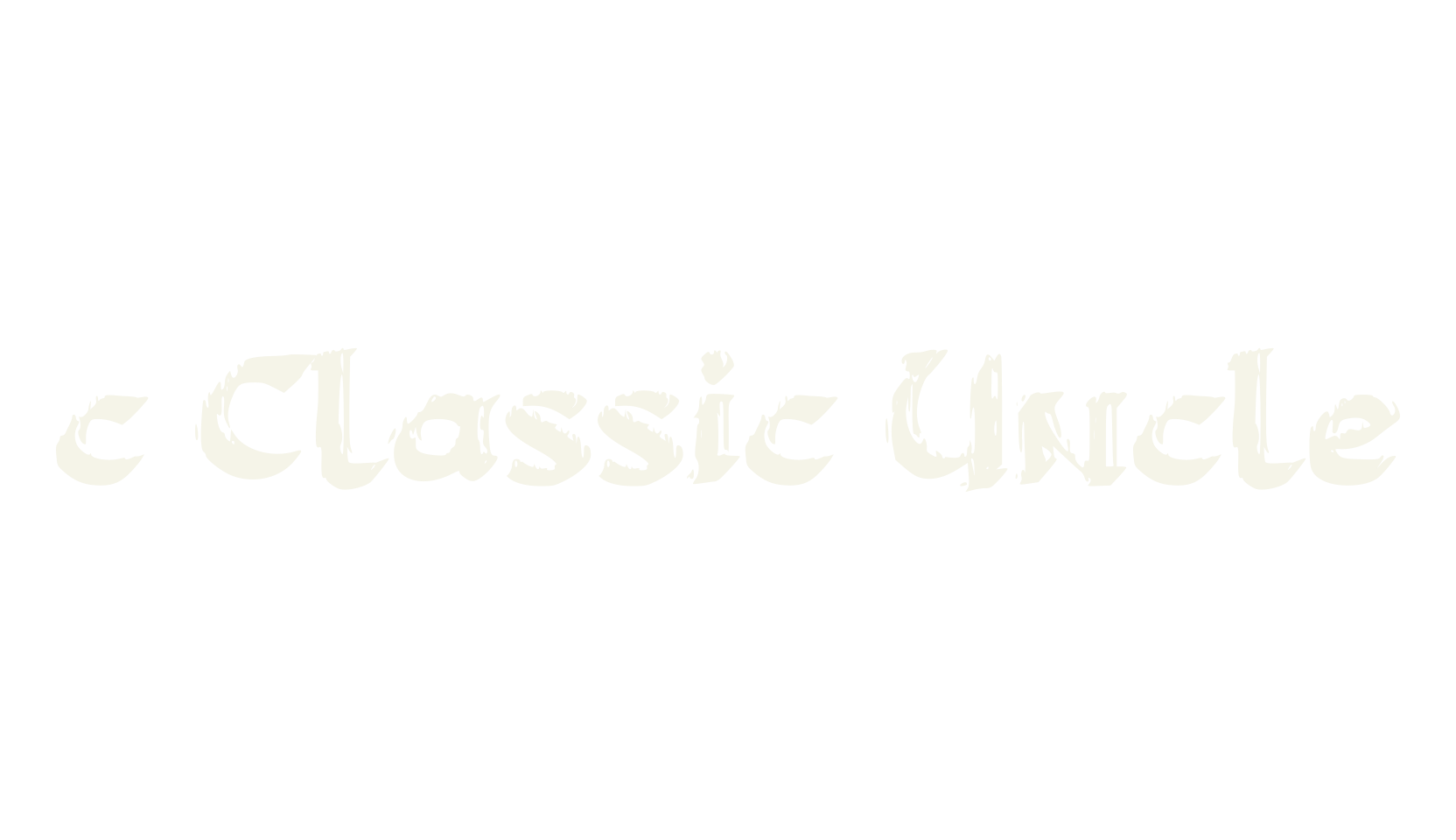 c Classic Uncle, celtic font preview