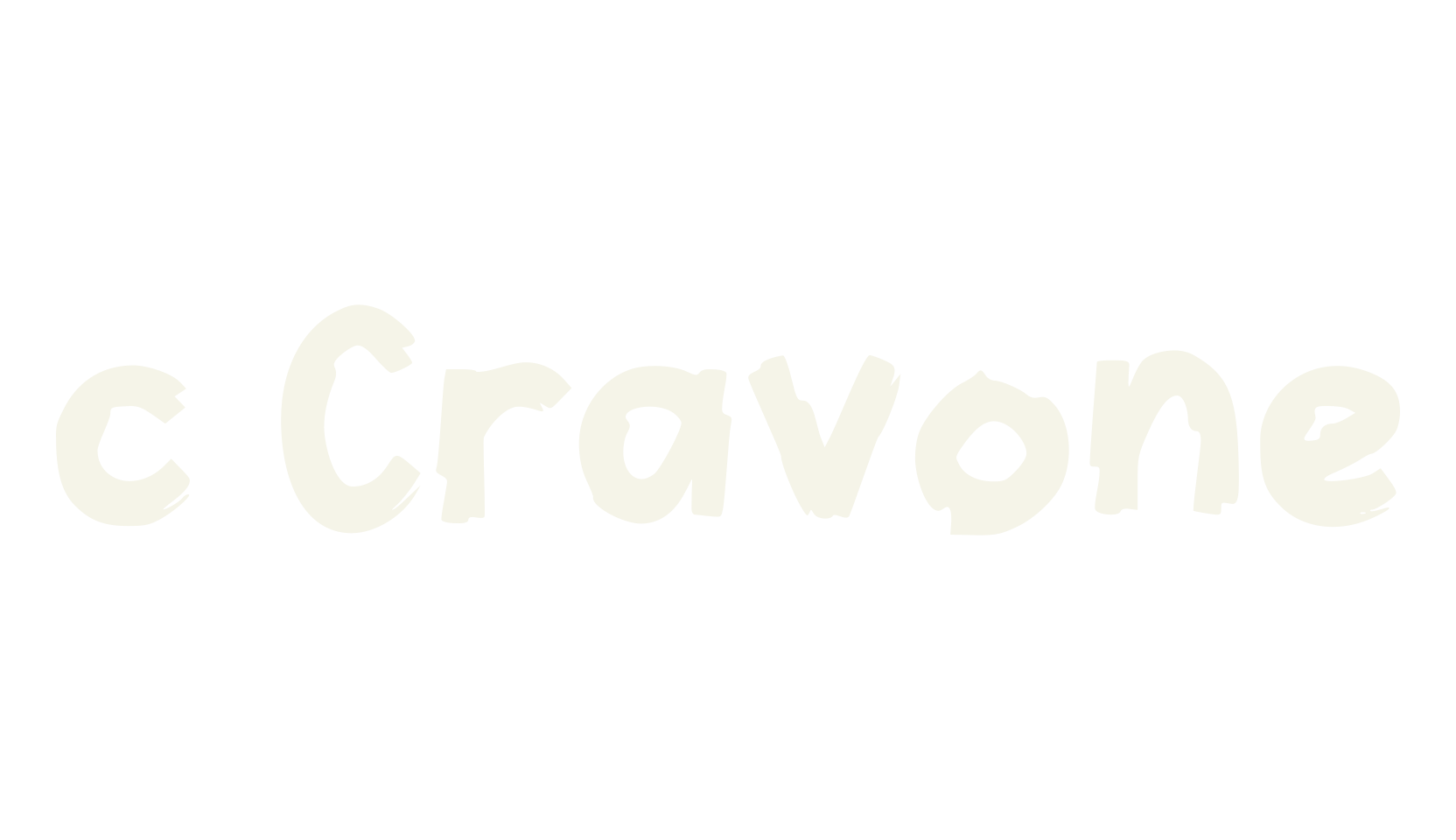 c Cravone, artistic font preview