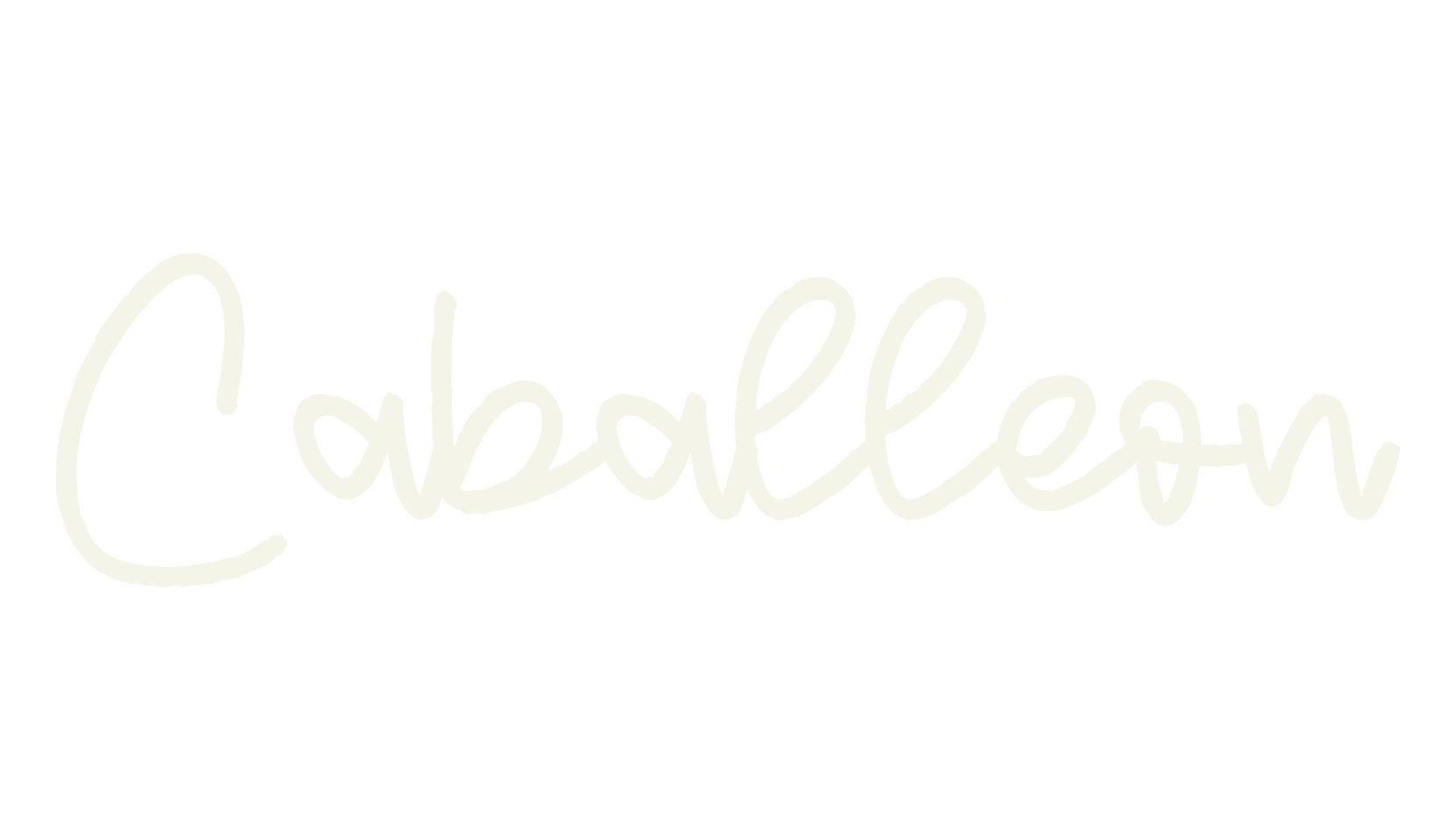 Caballeon, script font preview