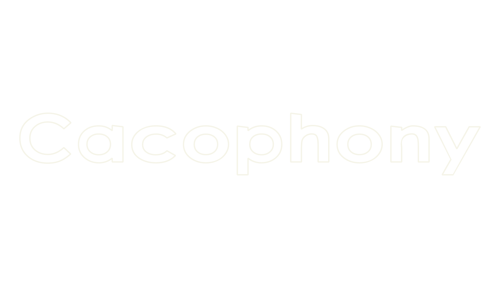 Cacophony, sans font preview
