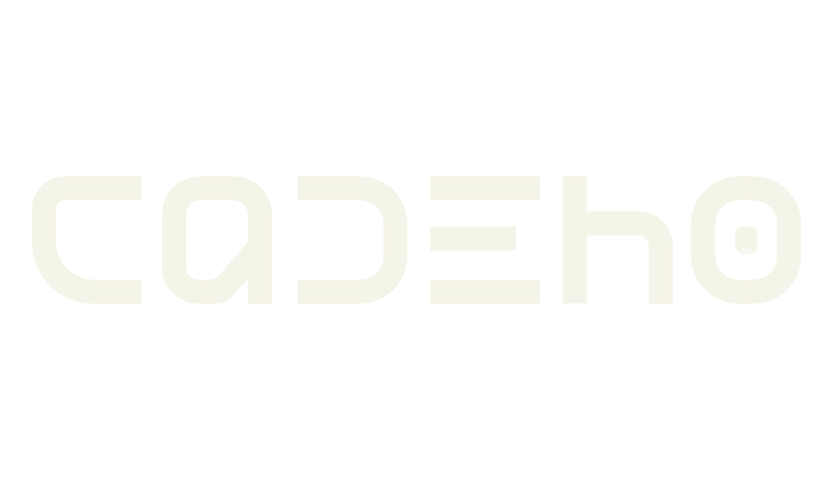 Cadeho, futuristic font preview