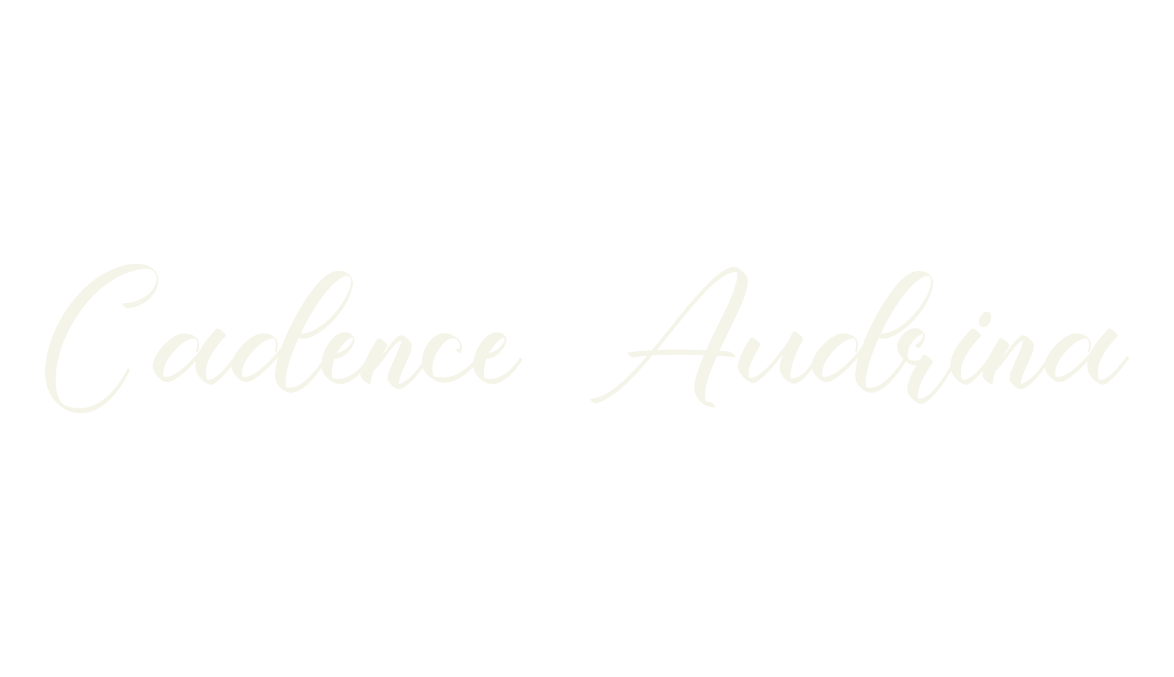 Cadence Audrina, calligraphy font preview