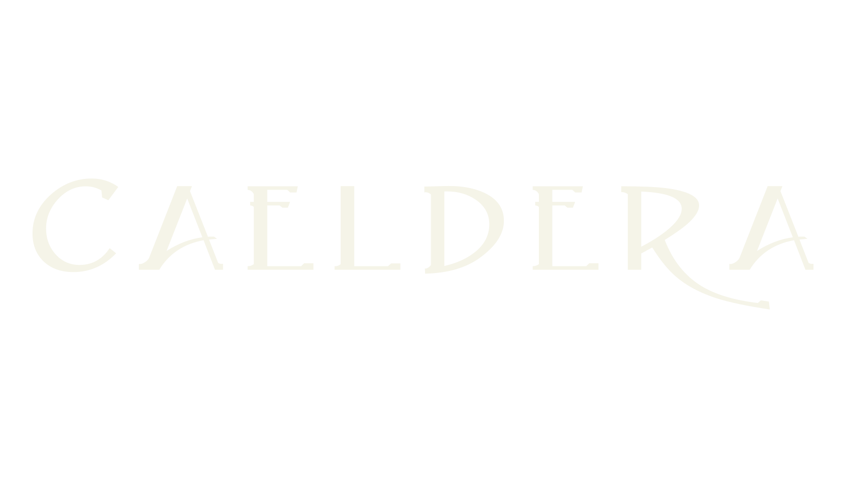 Caeldera, fantasy font preview