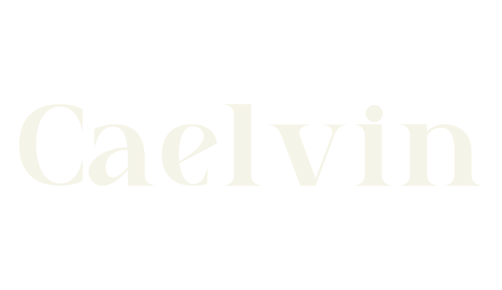 Caelvin, logo font preview